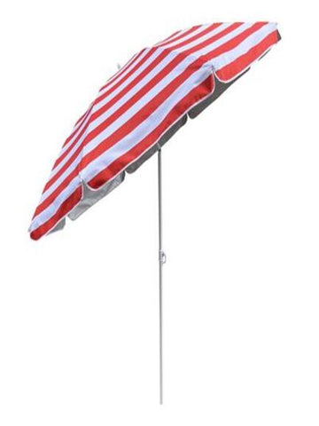 Outdoor Parasol 180 Rood/Wit